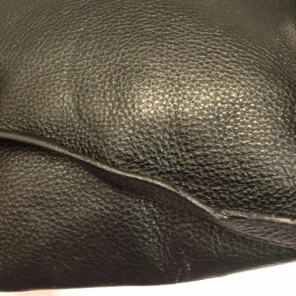 Michael kors black leather jet set chain bag purse